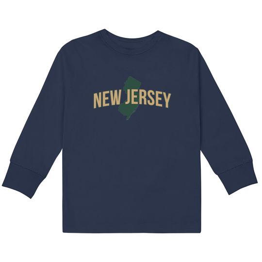 Discover New Jersey State - New Jersey State -  Kids Long Sleeve T-Shirts