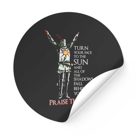 Discover Praise the sun - T - Sticker for dark soul fans Stickers