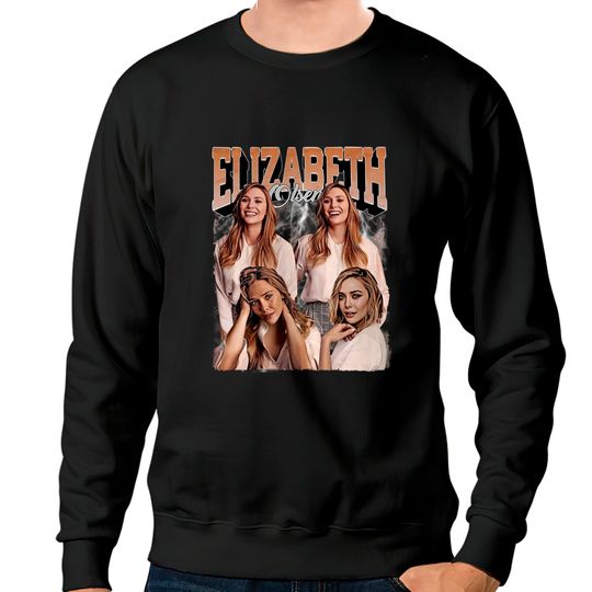 Discover Elizabeth Olsen Shirt Vintage Graphic Sweatshirts