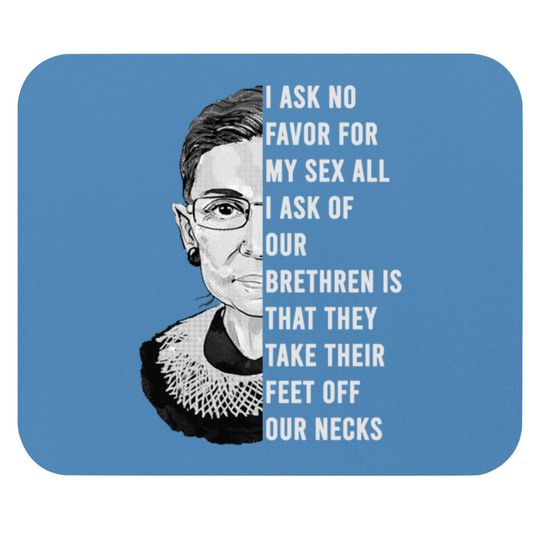 Discover Ruth Bader Ginsburg - I Dissent Ruth Bader Ginsburg Support - Mouse Pads