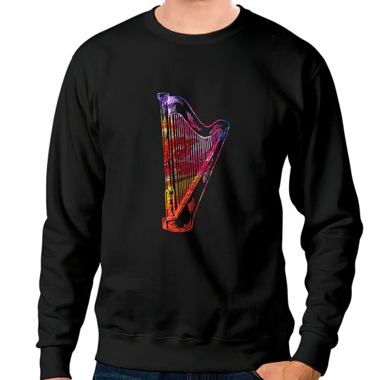 Discover Harp Player Harp instrument music gift idea Sweatshirts