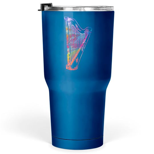 Discover Harp Player Harp instrument music gift idea Tumblers 30 oz