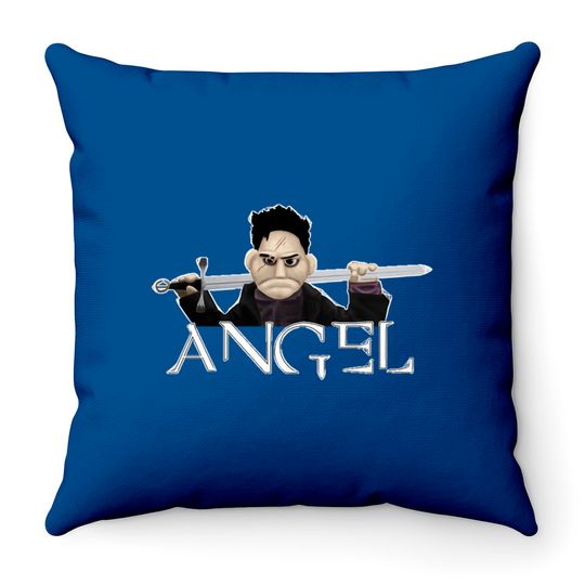 Discover Angel - Smile Time Puppet - Buffy The Vampire Slayer - Throw Pillows