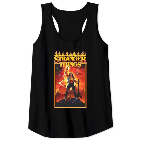 Discover Metal Dude Eddie From ST 4 Tank Tops