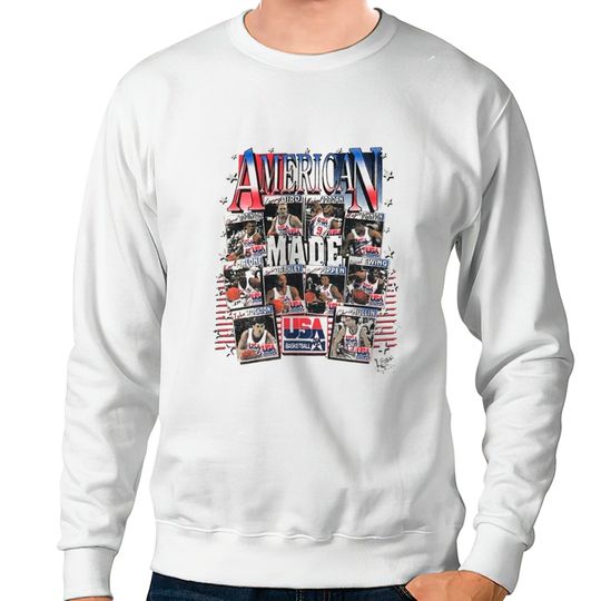 Discover Vintage 1991 Dream Team Deadstock Michael Jordan USA Basketball Sweatshirts, Vintage 90s Basketball Shirt