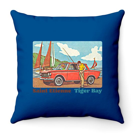 Discover Saint Etienne --- Original Retro Style Fan Art Design - St Etienne - Throw Pillows