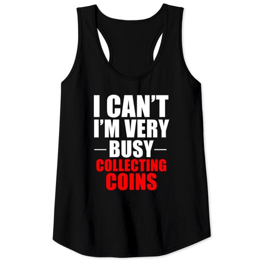 Discover Coin Collector Collecting Gift Tank Tops