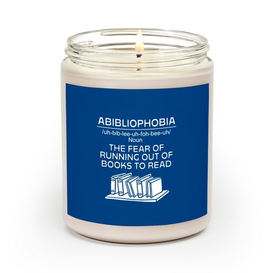 Discover Bookworm Abibliophobia Definition Scented Candles