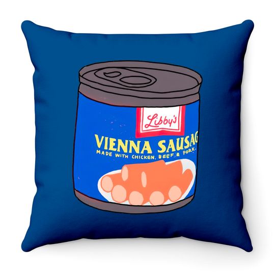Discover Vienna Sausages - Sausage - Throw Pillows