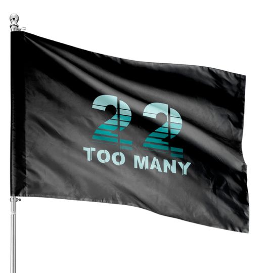 Discover PTSD Awareness Month - 22 Too Many Military Vetera House Flags