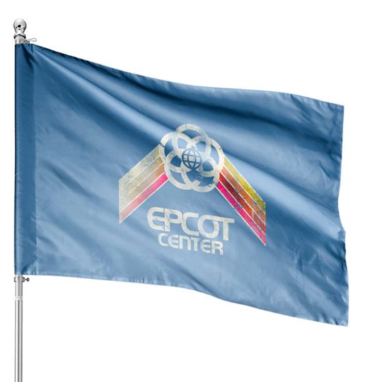 Discover EPCOT Center Vintage Logo - Epcot Center - House Flags