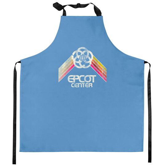 Discover EPCOT Center Vintage Logo - Epcot Center - Kitchen Aprons