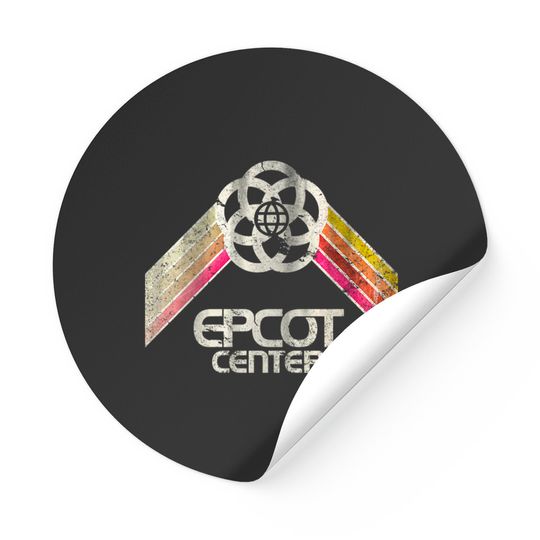 Discover EPCOT Center Vintage Logo - Epcot Center - Stickers