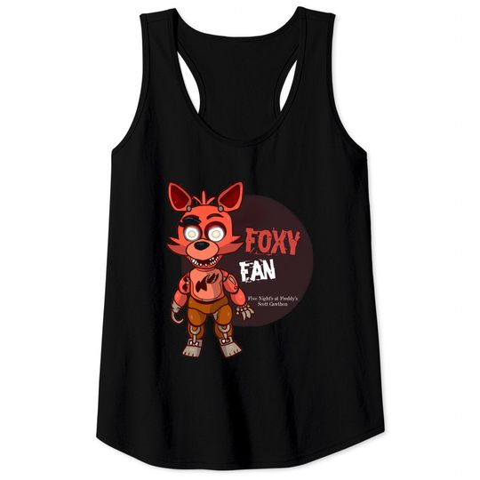 Discover Five Night's at Freddy's Foxy Fan - Five Nights At Freddys - Tank Tops