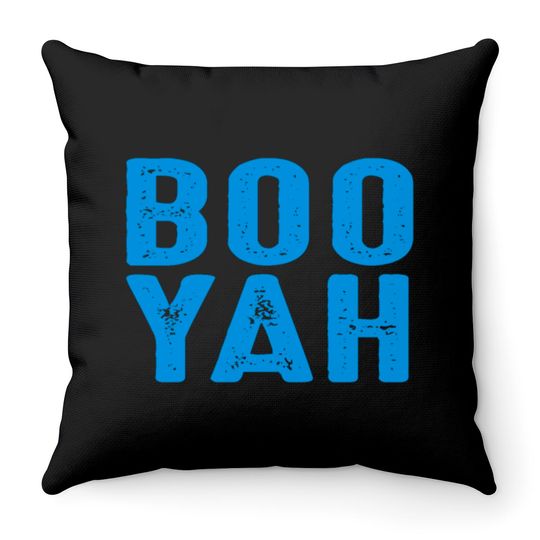 Discover stuart scott booyah Throw Pillows