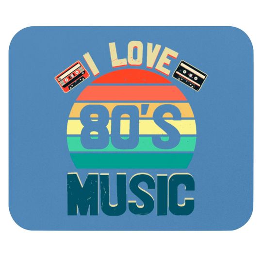 Discover I Love 80s Music Mouse Pads