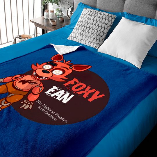Discover Five Night's at Freddy's Foxy Fan - Five Nights At Freddys - Baby Blankets