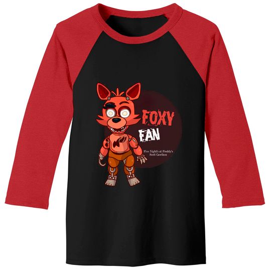 Discover Five Night's at Freddy's Foxy Fan - Five Nights At Freddys - Baseball Tees