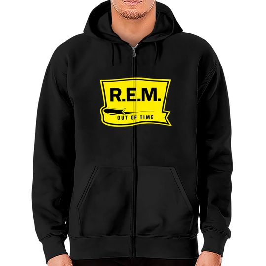 Discover R.E.M. Out Of Time - Rem - Zip Hoodies