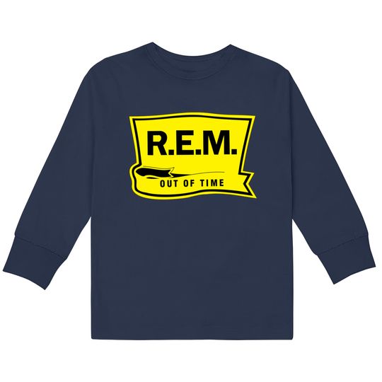 Discover R.E.M. Out Of Time - Rem -  Kids Long Sleeve T-Shirts