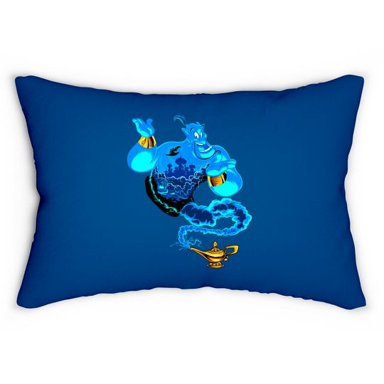 Discover Disney Aladdin Genie Portrait Agrabah Fill Lumbar Pillows