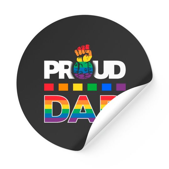 Discover LGBT Proud Dad Stickers