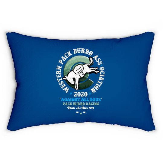 Discover Pack Burro Racing 2020 Colorado Sage Lumbar Pillows