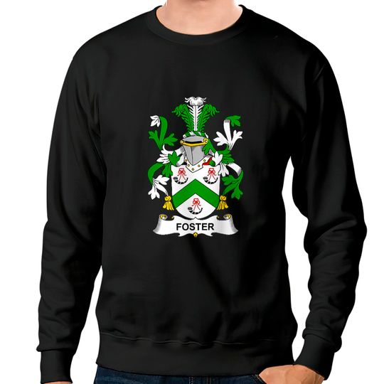 Discover Foster Coat of Arms Family Crest Raglan Sweatshirts