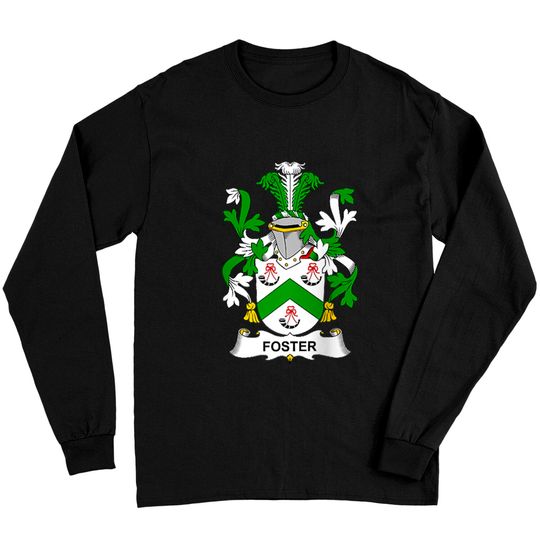 Discover Foster Coat of Arms Family Crest Raglan Long Sleeves