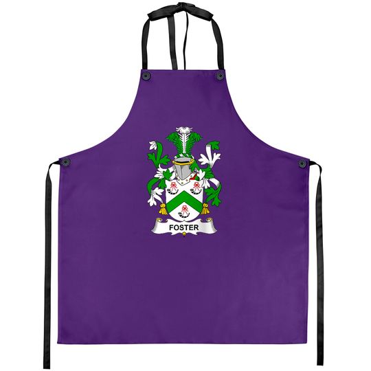 Discover Foster Coat of Arms Family Crest Raglan Aprons