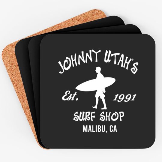 Discover Johnny Utah's Surf Shop Coasters