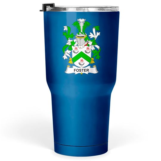 Discover Foster Coat of Arms Family Crest Raglan Tumblers 30 oz