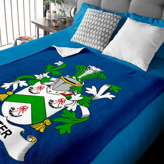 Discover Foster Coat of Arms Family Crest Raglan Baby Blankets