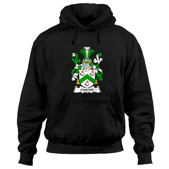 Discover Foster Coat of Arms Family Crest Raglan Hoodies