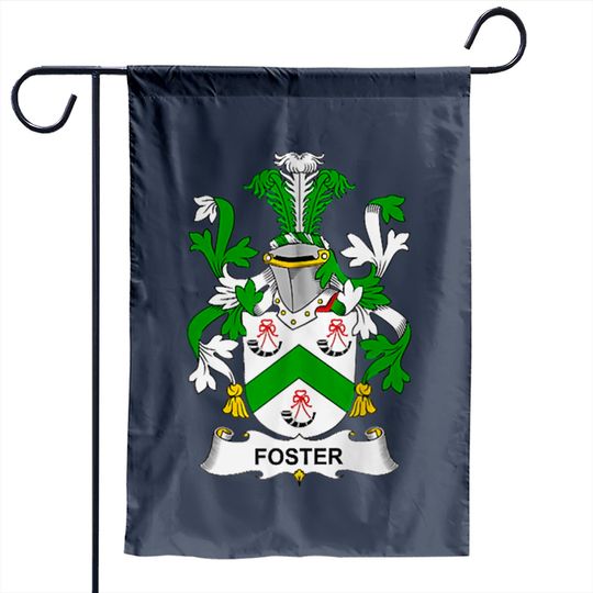 Discover Foster Coat of Arms Family Crest Raglan Garden Flags