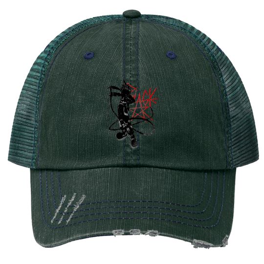 Discover Crimson Black - Soul Eater - Trucker Hats
