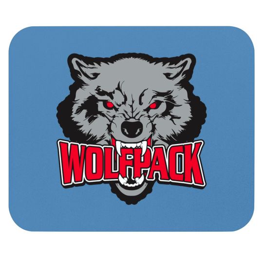 Discover Wolfpack Sports Logo Mouse Pads
