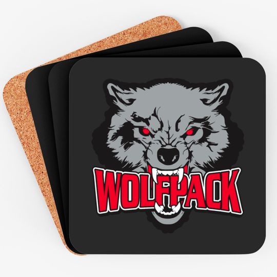 Discover Wolfpack Sports Logo Coasters