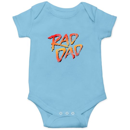 Discover RAD DAD - 80s Nostalgic Gift for Dad, Birthday Father's Day Onesies