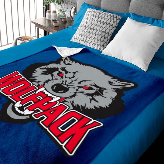Discover Wolfpack Sports Logo Baby Blankets