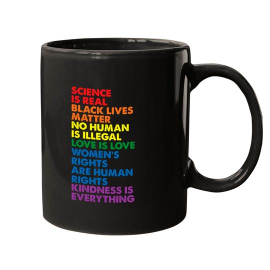 Discover Science is Real Black Lives Matter Mugs Mugs