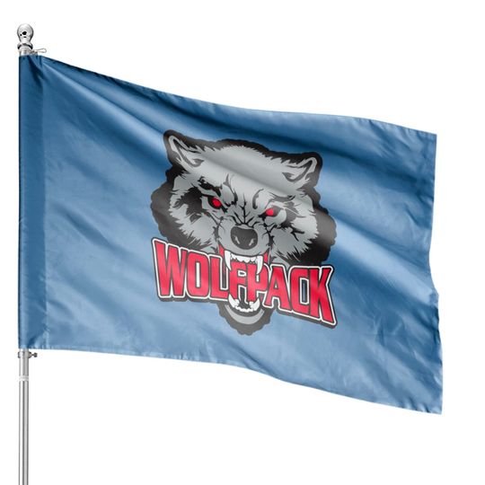 Discover Wolfpack Sports Logo House Flags