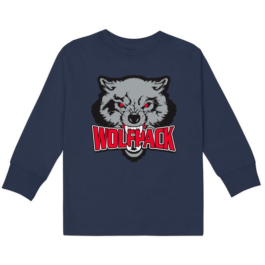 Discover Wolfpack Sports Logo  Kids Long Sleeve T-Shirts