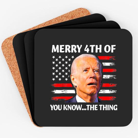 Discover Merry 4th of You Know The Thing Coasters