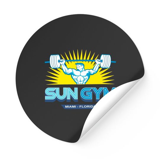 Discover sun gym Sticker Stickers