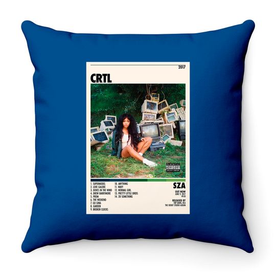 Discover Sza Posterctrl Ctrl Throw Pillows