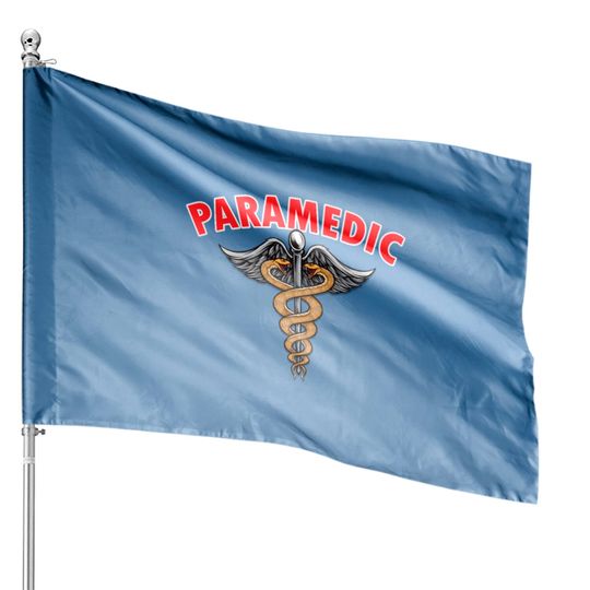Discover Paramedic Emergency Medical Services EMS House Flags