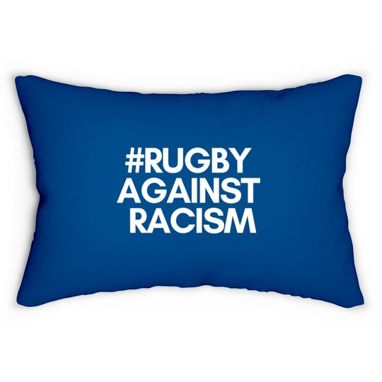 Discover Rugby Against Racism Lumbar Pillows