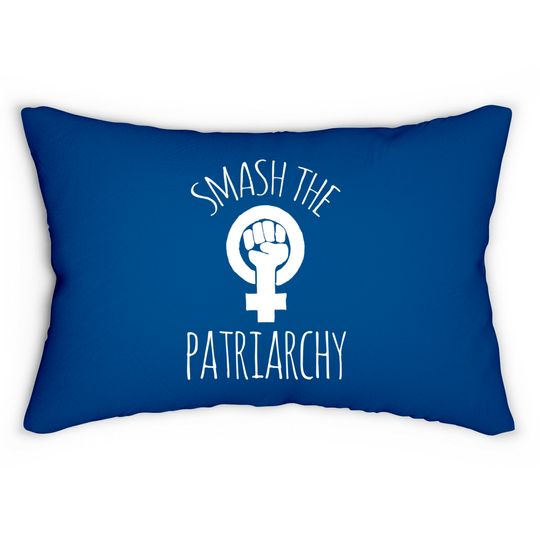Discover Smash the Patriarchy Lumbar Pillow feminist Lumbar Pillows feminism saying