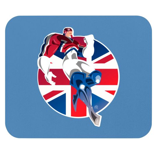 Discover Brian B Soars - Captain Britain - Mouse Pads